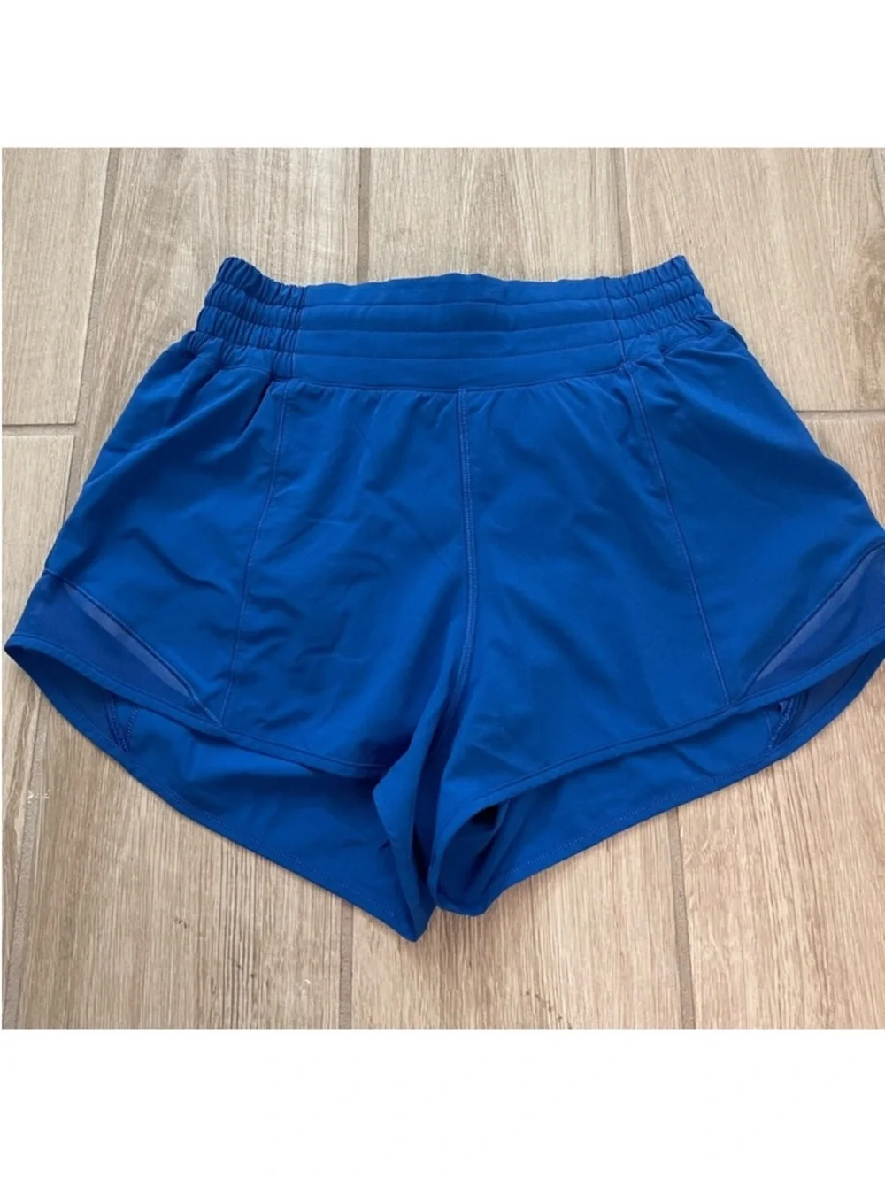 Lululemon Hotty Hot High Rise Lined Shorts Galactic Cobalt 2.5